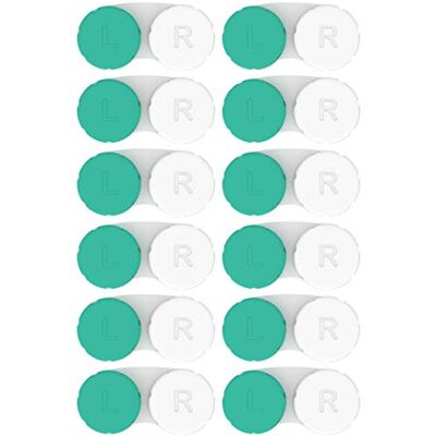 Axim USA Contact Lens Cases 12 Pack. One Year Supply. Protect Your Eyes by Changing Your Contact Lens Case Monthly Axim USA Contact Lens Cases 12 Pack. One Year Supply. Protect Your Eyes by Changing Your Contact Lens Case Monthly