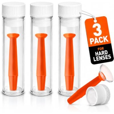 SPORTS WORLD VISION Contact Lenses Applicator for Hard Lenses Silicone Contact Lens Remover Tool Suction Holder Inserter for Daily and Monthly Lenses SPORTS WORLD VISION Contact Lenses Applicator for Hard Lenses Silicone Contact Lens Remover Tool Suction Holder Inserter for Daily and Monthly Lenses
