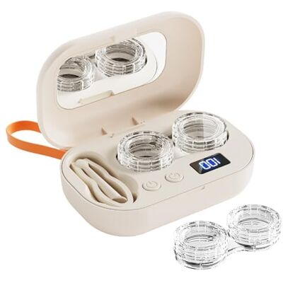 fexxkg Digital Display Lenses Cleaner Box Rechargeable Eye Cleaner for Eyewears Maintenance Lenses Cleaning Box fexxkg Digital Display Lenses Cleaner Box Rechargeable Eye Cleaner for Eyewears Maintenance Lenses Cleaning Box