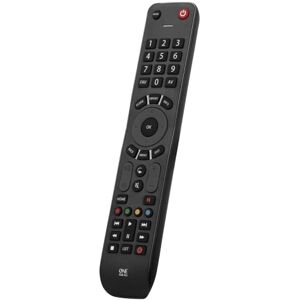 One For All Evolve TV Remote Control Ideal for all types of TVs With learning feature to work all TV brands Black URC7115 One For All Evolve TV Remote Control Ideal for all types of TVs With learning feature to work all TV brands Black URC7115