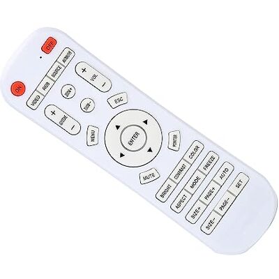 Socobeta Remote Control Universal Remote Controller Wireless Remote Control Replacement for Projector White Socobeta Remote Control Universal Remote Controller Wireless Remote Control Replacement for Projector White