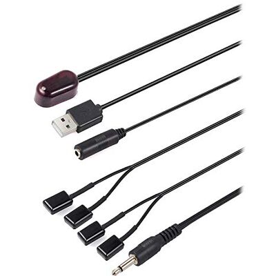 HOUSON Infrared Receiver IR Infrared Remote Control Receiver Extender Repeater Infrared Remote Control Emitter USB Adapter IR Repeater 4 Sendern HOUSON Infrared Receiver IR Infrared Remote Control Receiver Extender Repeater Infrared Remote Control Emitter USB Adapter IR Repeater 4 Sendern