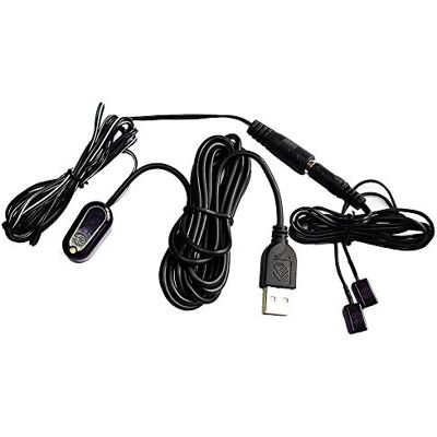 SZBJ IR Repeater Infrared Remote1 Receiver 2 Emitters Control Kit Hidden IR System U102 SZBJ IR Repeater Infrared Remote1 Receiver 2 Emitters Control Kit Hidden IR System U102