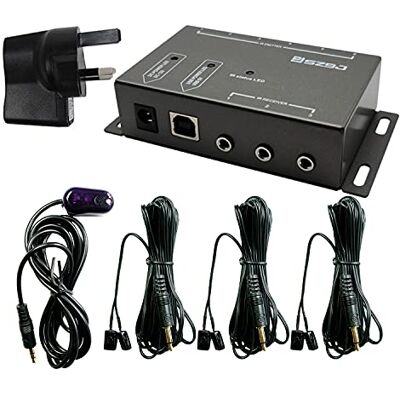 SZBJ IR Repeater, IR Remote Repeater, Infrared Remote Control Extender Kit BD102,three dual head ir emitter SZBJ IR Repeater, IR Remote Repeater, Infrared Remote Control Extender Kit BD102,three dual head ir emitter
