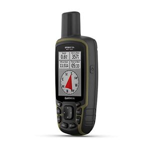 Garmin GPSMAP 65s, Button-Operated Handheld with Altimeter and Compass, Expanded Satellite Support, Multi-Band Technology and 2.6" Colour Display