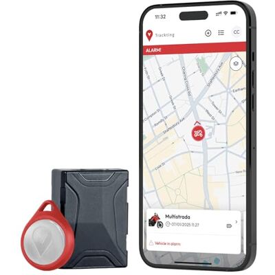 Trackting One – Anti-Theft Gps Device for Cars & Motorcycles Gps Tracker for Cars, Motorbikes, Vehicles, Built-In Sim (4g/2g) Subscription Required, No Wiring, Long-Life Battery Trackting One – Anti-Theft Gps Device for Cars & Motorcycles Gps Tracker for Cars, Motorbikes, Vehicles, Built-In Sim (4g/2g) Subscription Required, No Wiring, Long-Life Battery