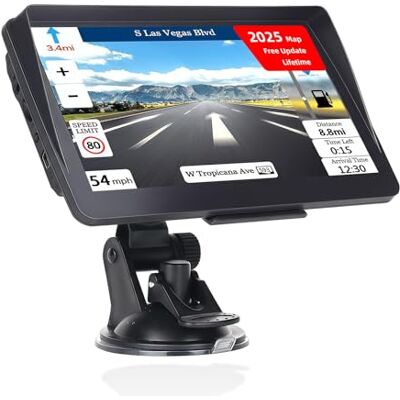 IGEAIIE 7 Inch Car & Truck Sat Nav GPS System for HGV Navigation,HD Touchscreen UK & Europe Maps 2026, Free Lifetime Updates, Voice Guidance, Speed Camera Alerts, POI & Postcode Search, Truck Mode IGEAIIE 7 Inch Car & Truck Sat Nav GPS System for HGV Navigation,HD Touchscreen UK & Europe Maps 2026, Free Lifetime Updates, Voice Guidance, Speed Camera Alerts, POI & Postcode Search, Truck Mode
