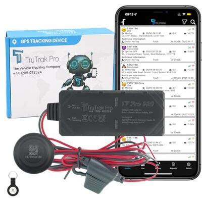 TruTrak Pro TT Pro 920 With Tag GPS Tracking Device Real Time Vehicle Tracker Device Van, Motorcycle, Caravan, Motorhome, Tractor, Coach, Bike & Car Tracker Pay As You Go TruTrak Pro TT Pro 920 With Tag GPS Tracking Device Real Time Vehicle Tracker Device Van, Motorcycle, Caravan, Motorhome, Tractor, Coach, Bike & Car Tracker Pay As You Go