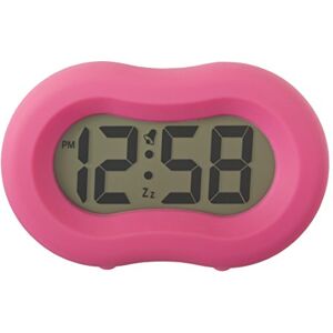Acctim Vierra Digital Alarm Clock Smartlite® Superbrite® Crescendo Alarm Silicone Case Hot Pink 15110 Acctim Vierra Digital Alarm Clock Smartlite® Superbrite® Crescendo Alarm Silicone Case Hot Pink 15110