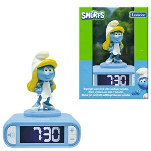 Lexibook , The Smurfs, The Smurfs Nightlight Alarm Clock, Sounds and Melodies, Backlit LCD Screen, Luminous, Snooze, RL800SF Lexibook , The Smurfs, The Smurfs Nightlight Alarm Clock, Sounds and Melodies, Backlit LCD Screen, Luminous, Snooze, RL800SF