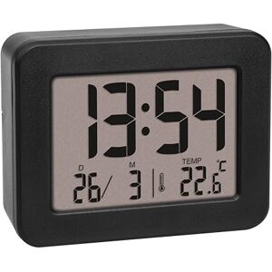 TFA Dostmann 60.2044.01 Digital Mini, Battery Operated, with Loud, Indoor Temperature, Date, Quartz, Rice Alarm Clock, Black TFA Dostmann 60.2044.01 Digital Mini, Battery Operated, with Loud, Indoor Temperature, Date, Quartz, Rice Alarm Clock, Black