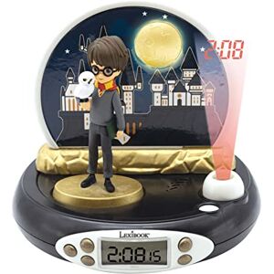 Lexibook , Harry Potter, Projector Alarm Clock for kids, Nightlight and time projection to the ceiling, Sound Effects, Battery-powered, Black, RP500HP Lexibook , Harry Potter, Projector Alarm Clock for kids, Nightlight and time projection to the ceiling, Sound Effects, Battery-powered, Black, RP500HP