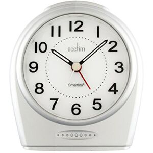 Acctim 14937 Astoria Smartlite Non-Ticking Alarm Clock Silver Acctim 14937 Astoria Smartlite Non-Ticking Alarm Clock Silver