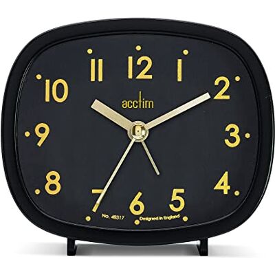 Acctim 15905 Hilda beep alarm clock in Cloverfield (Black) Acctim 15905 Hilda beep alarm clock in Cloverfield (Black)