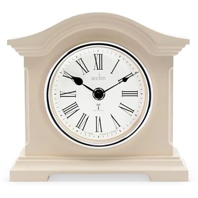 Acctim Chestfield Radio Controlled Mantel Clock Cream Cream Coloured Quartz Battery Radio Controlled Mantle Mantel Clock Chesterfield 77162 Acctim Chestfield Radio Controlled Mantel Clock Cream Cream Coloured Quartz Battery Radio Controlled Mantle Mantel Clock Chesterfield 77162