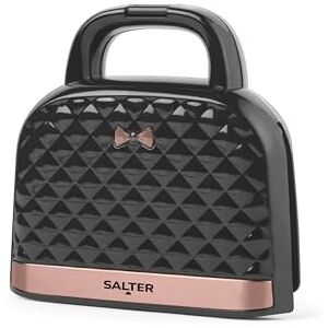 Salter Handbag Toastie Maker Sandwich Toaster, Non-Stick, Deep Fill Snack Maker, Cook 2 Toasted Sandwiches, 4 Slice Grill Press, Automatic Temperature Control, Cool Touch Handle, 750W Salter Handbag Toastie Maker Sandwich Toaster, Non-Stick, Deep Fill Snack Maker, Cook 2 Toasted Sandwiches, 4 Slice Grill Press, Automatic Temperature Control, Cool Touch Handle, 750W