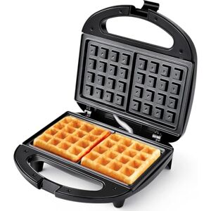 YASHE Waffle Maker, 750W Electric Non-Stick Waffle Iron Machine, Dual Belgian Waffle Machine, Automatic Temperature Control, Cool Touch Handle YASHE Waffle Maker, 750W Electric Non-Stick Waffle Iron Machine, Dual Belgian Waffle Machine, Automatic Temperature Control, Cool Touch Handle