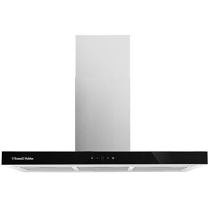 Russell Hobbs 90cm Island Cooker Hood in Stainless Steel with 3 Speed Settings, 3x Washable Aluminium Filters, Extraction or Recirculation, Boost Function, LED Lights A++ Energy Rating, RHICH904SS Russell Hobbs 90cm Island Cooker Hood in Stainless Steel with 3 Speed Settings, 3x Washable Aluminium Filters, Extraction or Recirculation, Boost Function, LED Lights A++ Energy Rating, RHICH904SS