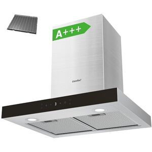 COMFEE' 60 cm Chimney Hood 60M77 Class A+++ Stainless Steel Extractor Hood with Recirculating & Ducting System, Gesture Control Extractor Fan Kitchen with Carbon Filters COMFEE' 60 cm Chimney Hood 60M77 Class A+++ Stainless Steel Extractor Hood with Recirculating & Ducting System, Gesture Control Extractor Fan Kitchen with Carbon Filters