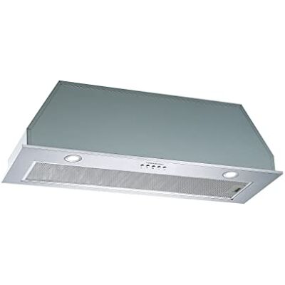 Cookology BUCH750SS/A+ Integrated Cooker Hood 75cm with 2 Spot Lights, 750mm Built-in Cupboard Canopy Cooker Hood Extractor Fan Kitchen- Stainless Steel Cookology BUCH750SS/A+ Integrated Cooker Hood 75cm with 2 Spot Lights, 750mm Built-in Cupboard Canopy Cooker Hood Extractor Fan Kitchen- Stainless Steel