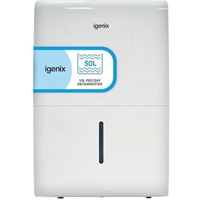 Igenix IG9851 Dehumidifier - 50L Moisture Removal for Damp & Mould Igenix IG9851 Dehumidifier - 50L Moisture Removal for Damp & Mould