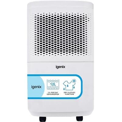 Igenix - IG9813 - 12 L/day - White - Dehumidifier Igenix - IG9813 - 12 L/day - White - Dehumidifier