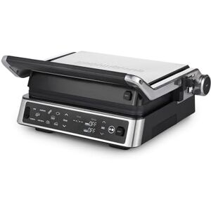 Morphy Richards ThermoGrill Contact Grill with Temperature Probe, Fast Heat, Detachable Non-Stick Plates, Adjustable Temperature & Height, Opens Flat, Integrated Oil Tray, Easy to Clean, 485501 Morphy Richards ThermoGrill Contact Grill with Temperature Probe, Fast Heat, Detachable Non-Stick Plates, Adjustable Temperature & Height, Opens Flat, Integrated Oil Tray, Easy to Clean, 485501