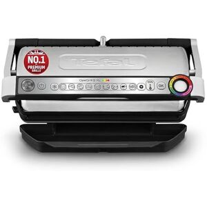 Tefal Optigrill Plus XL, 9 Cooking Programs, Measure Cook Technology, Temperature Intelligence, Removable Non-Stick Plates, Dishwasher Safe, GC722D40 Stainless Steel Tefal Optigrill Plus XL, 9 Cooking Programs, Measure Cook Technology, Temperature Intelligence, Removable Non-Stick Plates, Dishwasher Safe, GC722D40 Stainless Steel