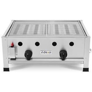 Stalwart DA-GG1102B Commercial Gas BBQ Grill 2 Burners Table Top Stalwart DA-GG1102B Commercial Gas BBQ Grill 2 Burners Table Top