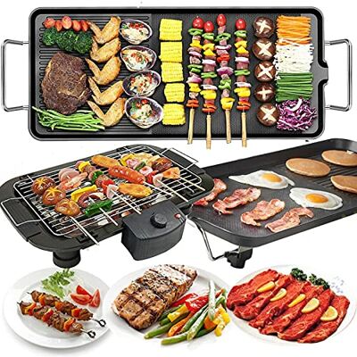 YouseaHome Outdoor Electric Barbecue Table Top Grill Griddle, Household Multi-Function 2 in 1 Non-Stick Pan Cooker, Portable Indoor Electric Teppanyaki BBQ Grill for Fun and Healthy Cooking(XL, 67x29.5x8.5cm) YouseaHome Outdoor Electric Barbecue Table Top Grill Griddle, Household Multi-Function 2 in 1 Non-Stick Pan Cooker, Portable Indoor Electric Teppanyaki BBQ Grill for Fun and Healthy Cooking(XL, 67x29.5x8.5cm)