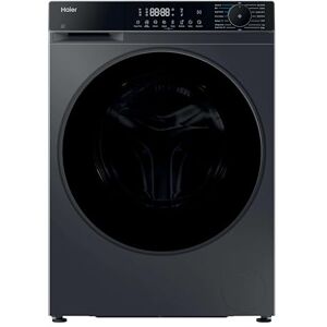 HAIER X Series 5 Washer Dryer, 10kg Wash, 6kg Dry, 1400 rpm, A-20 percent Wash Energy Class, 16 Programmes, Lint Removal System, Smart Dual Spray, Graphite-Black Door, 56x60x85 cm -HWD100BP16357GUK HAIER X Series 5 Washer Dryer, 10kg Wash, 6kg Dry, 1400 rpm, A-20 percent Wash Energy Class, 16 Programmes, Lint Removal System, Smart Dual Spray, Graphite-Black Door, 56x60x85 cm -HWD100BP16357GUK
