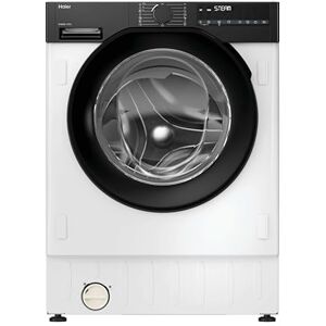HAIER Series 6 Integrated Washer Dryer, 9 Kg Wash, 6 Kg Dry, Combined Cycle Class D, 1600 RPM, hOn App Connectivity, Anti-Bacterial Treatment, White and Black, 60x53x82 cm BHA6S696M6DB9-80 HAIER Series 6 Integrated Washer Dryer, 9 Kg Wash, 6 Kg Dry, Combined Cycle Class D, 1600 RPM, hOn App Connectivity, Anti-Bacterial Treatment, White and Black, 60x53x82 cm BHA6S696M6DB9-80