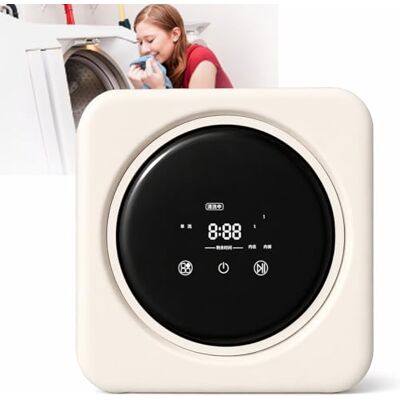 GuanLL Wall-Mounted Compact 3kg Front-Load Washer Dryer Combo with Touch Screen for Small Homes GuanLL Wall-Mounted Compact 3kg Front-Load Washer Dryer Combo with Touch Screen for Small Homes