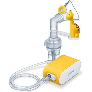Beurer IH58UK Kids Compact Nebuliser for colds, Asthma, and Respiratory Problems Quiet Inhaler Using Compressed air Technology Electric Inhaler with Playful Giraffe to Help Relax Children Beurer IH58UK Kids Compact Nebuliser for colds, Asthma, and Respiratory Problems Quiet Inhaler Using Compressed air Technology Electric Inhaler with Playful Giraffe to Help Relax Children
