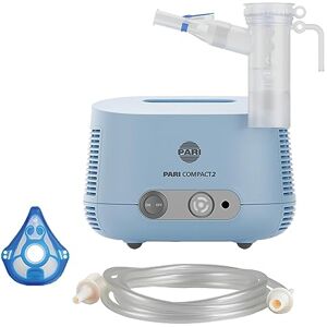 PARI COMPACT2 Small Portable Nebuliser Machine for Adults and Kids 4+ Clinic-Grade Compressor for COPD, Cold and Cough, Asthma, Congestion Relief, and Chronic Respiratory Treatments PARI COMPACT2 Small Portable Nebuliser Machine for Adults and Kids 4+ Clinic-Grade Compressor for COPD, Cold and Cough, Asthma, Congestion Relief, and Chronic Respiratory Treatments