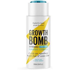 Growth Bomb Supercharge Dandruff Conditioner 300ml -NOURISH hair & CALM sensitive scalps. Fragrance Free. Stimulates Growth. Repairs Damaged Hair. Growth Bomb Supercharge Dandruff Conditioner 300ml -NOURISH hair & CALM sensitive scalps. Fragrance Free. Stimulates Growth. Repairs Damaged Hair.
