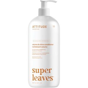 ATTITUDE Volume and Shine Hair Conditioner, For Thin Hair, Naturally Derived Ingredients, Vegan Detangler, Dermatologically Tested, Soy Protein & Cranberries, 946 mL ATTITUDE Volume and Shine Hair Conditioner, For Thin Hair, Naturally Derived Ingredients, Vegan Detangler, Dermatologically Tested, Soy Protein & Cranberries, 946 mL