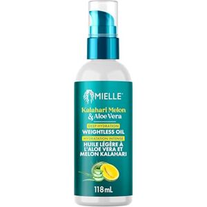 Mielle Organics Mielle Kalahari Melon & Aloe Deep Hydration Weightless Hair Oil – Lightweight Moisturising Hair & Scalp Treatment, Adds Shine, Softens & Reduces Frizz 118 ml Mielle Organics Mielle Kalahari Melon & Aloe Deep Hydration Weightless Hair Oil – Lightweight Moisturising Hair & Scalp Treatment, Adds Shine, Softens & Reduces Frizz 118 ml