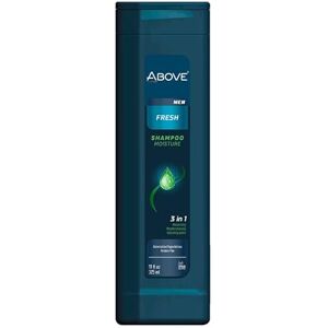 Above Fresh 3 In 1 Shampoo Moisture, 11 oz Moisturizing Shampoo for Men Micellar Cleanse Suitable for Dry, Brittle, Damaged Hair Vegan Above Fresh 3 In 1 Shampoo Moisture, 11 oz Moisturizing Shampoo for Men Micellar Cleanse Suitable for Dry, Brittle, Damaged Hair Vegan