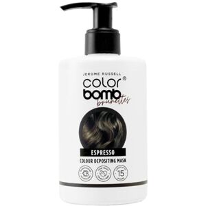 Jerome Russell Colour Bomb Brunettes – Espresso Colour Depositing Hair Mask – Nourishing, Semi-Permanent Colour & Shine Treatment – Vegan, Cruelty-Free, 300 ml Jerome Russell Colour Bomb Brunettes – Espresso Colour Depositing Hair Mask – Nourishing, Semi-Permanent Colour & Shine Treatment – Vegan, Cruelty-Free, 300 ml