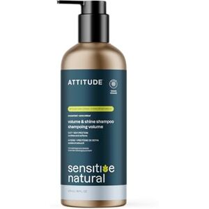 ATTITUDE Extra Gentle Hair Shampoo for Sensitive Dry Scalp, EWG Verified, Soothing Oat, Thin Hair, Naturally Derived Ingredients, Vegan Plant-Based, Unscented, Refillable Aluminum Bottle, 473 mL ATTITUDE Extra Gentle Hair Shampoo for Sensitive Dry Scalp, EWG Verified, Soothing Oat, Thin Hair, Naturally Derived Ingredients, Vegan Plant-Based, Unscented, Refillable Aluminum Bottle, 473 mL