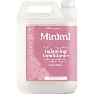 Miniml Pink Grapefruit Aloe Vera Eco Hair Conditioner - 5L Refill - Sensitive Scalp & Skin - Vegan Miniml Pink Grapefruit Aloe Vera Eco Hair Conditioner - 5L Refill - Sensitive Scalp & Skin - Vegan