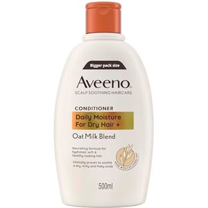 Aveeno Scalp Soothing Haircare Daily Moisture Conditioner, Oat Milk Blend, for Dry Hair, Soothes Dry, Itchy & Flaky Scalp, Clinically Proven, Sulfate Free, 500ml Aveeno Scalp Soothing Haircare Daily Moisture Conditioner, Oat Milk Blend, for Dry Hair, Soothes Dry, Itchy & Flaky Scalp, Clinically Proven, Sulfate Free, 500ml