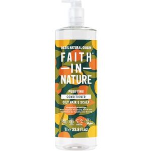 FAITH IN NATURE 1L Natural Grapefruit & Orange Conditioner, Purifying for Oily Hair & Scalp, Vegan & Cruelty Free, No SLS, Silicones or Parabens, Family Sized FAITH IN NATURE 1L Natural Grapefruit & Orange Conditioner, Purifying for Oily Hair & Scalp, Vegan & Cruelty Free, No SLS, Silicones or Parabens, Family Sized