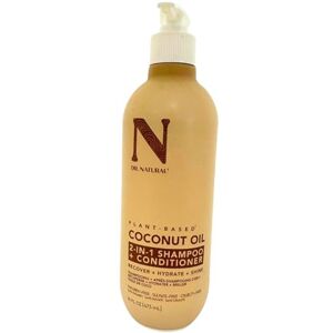 DR. NATURAL 2-in-1 Shampoo Plus Conditioner Strengthen and Add Shine to Hair Moisturizing Frizz Control Clarifying Shampoo Coconut Oil 473 ml DR. NATURAL 2-in-1 Shampoo Plus Conditioner Strengthen and Add Shine to Hair Moisturizing Frizz Control Clarifying Shampoo Coconut Oil 473 ml
