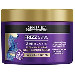 John Frieda Frizz Ease Dream Curls Ultra Nourishing Deep Conditioner 230ml, Conditioner for Curly Hair, Anti-Frizz Hair Mask John Frieda Frizz Ease Dream Curls Ultra Nourishing Deep Conditioner 230ml, Conditioner for Curly Hair, Anti-Frizz Hair Mask