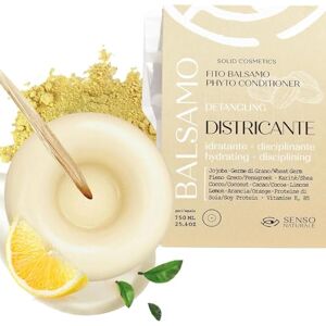 KP Pharma Senso Naturale Detangling Hair Conditioner Bar – Moisturizes & Strengthens Hair – With Jojoba Oil, Shea Butter & Coconut – Restores Softness & Prevents Split Ends, Vegan & Organic, 50g KP Pharma Senso Naturale Detangling Hair Conditioner Bar – Moisturizes & Strengthens Hair – With Jojoba Oil, Shea Butter & Coconut – Restores Softness & Prevents Split Ends, Vegan & Organic, 50g