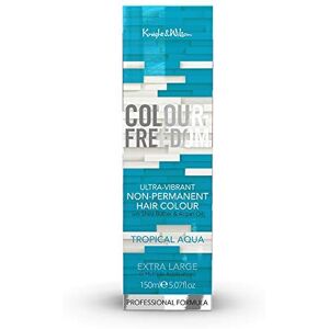 Wilson Colour-Freedom 150ml Tropical Aqua Blue Green Semi-Permanent Hair Colour Vibrant Vegan Friendly Colour Mask with Shine Booster Complex Ammonia Free Colour Lasts Up To 6-10 Washes Wilson Colour-Freedom 150ml Tropical Aqua Blue Green Semi-Permanent Hair Colour Vibrant Vegan Friendly Colour Mask with Shine Booster Complex Ammonia Free Colour Lasts Up To 6-10 Washes
