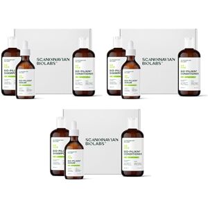 Scandinavian Biolabs Hair Growth Routine for Women Hair Strength Shampoo, Hair Recovery Conditioner, Hair Growth Serum All-Natural Treatment for Hair Growth (3 units) Scandinavian Biolabs Hair Growth Routine for Women Hair Strength Shampoo, Hair Recovery Conditioner, Hair Growth Serum All-Natural Treatment for Hair Growth (3 units)