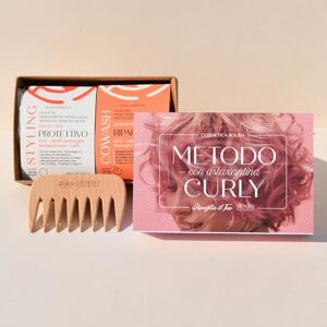 Senso Naturale Curly Method Kit Vegan & Natural Care for Curly, Dry & Treated Hair Includes 75g Cowash, 45g Styling Cream, and Wide-Tooth Wooden Comb for Defined, Hydrated Curls Senso Naturale Curly Method Kit Vegan & Natural Care for Curly, Dry & Treated Hair Includes 75g Cowash, 45g Styling Cream, and Wide-Tooth Wooden Comb for Defined, Hydrated Curls